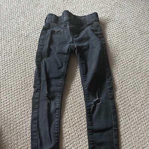 Girls Black Skinny Jeans  Stretchy